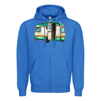 True Royal caravan Zipper Hoodie - MaliasSmallBusiness