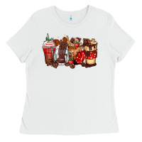 White hot chocolate coffee cups Ladies Tee - Zillion Design Studio