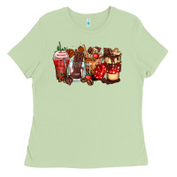 Matcha hot chocolate coffee cups Ladies Tee - Zillion Design Studio