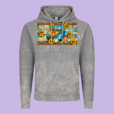 Fall Truck Sunflowers Vintage Hoodie Designed By Artiststas