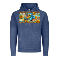Vintage Denim Fall truck sunflowers Vintage Hoodie - Artiststas