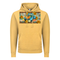 Vintage Mustard Fall truck sunflowers Vintage Hoodie - Artiststas