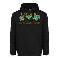 Black Peace Love Texas Heavyweight Hoodie - Bettercallsaul
