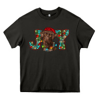 Asphalt labrador retriever christmas joy Heavy Core Tee - RanaPortraitStore