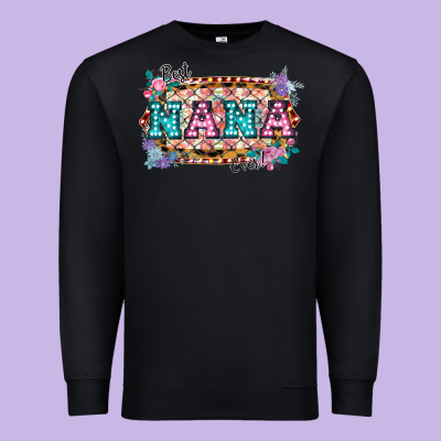 Best Nana Ever! Premium Sweatshirt Designed By Bettercallsaul