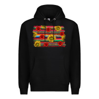 Black Mexico Brushstroke Premium Hoodie - texasbilliewilder