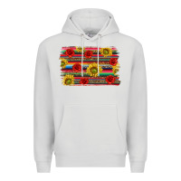 Dove Grey Mexico Brushstroke Premium Hoodie - texasbilliewilder