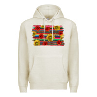 Oatmeal Heather Mexico Brushstroke Premium Hoodie - texasbilliewilder