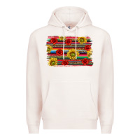 Pale Pink Mexico Brushstroke Premium Hoodie - texasbilliewilder