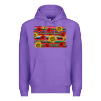 Purple Mexico Brushstroke Premium Hoodie - texasbilliewilder