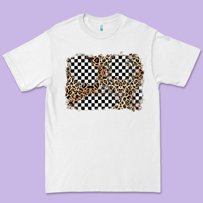 Race Leopard Background Premium Tee Designed By Zillion Design Studio