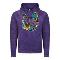 Cloud Purple western stay wild horsesho Vintage Hoodie - RanaPortraitStore