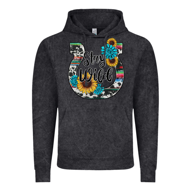 Western Stay Wild Horsesho Vintage Hoodie by RanaPortraitStore | Teevron