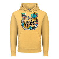 Vintage Mustard western stay wild horsesho Vintage Hoodie - RanaPortraitStore