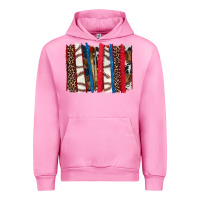 Fuchsia Pink Baseball brushstroke Urban Hoodie - HowdyJamesFarm