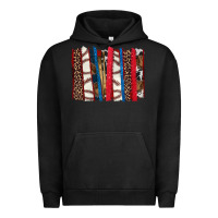 Pigment Black Baseball brushstroke Urban Hoodie - HowdyJamesFarm
