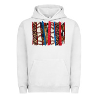 Pigment Lunar Rock Baseball brushstroke Urban Hoodie - HowdyJamesFarm