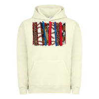 Pigment Pistachio Baseball brushstroke Urban Hoodie - HowdyJamesFarm