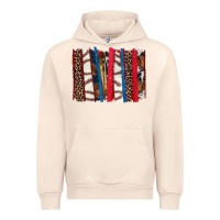 Sandshell Baseball brushstroke Urban Hoodie - HowdyJamesFarm