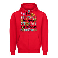 Red ive survived too many storms to bebothered by rain Zipper Hoodie - MaliasSmallBusiness