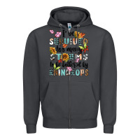 Smoke ive survived too many storms to bebothered by rain Zipper Hoodie - MaliasSmallBusiness