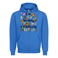 True Royal ive survived too many storms to bebothered by rain Zipper Hoodie - MaliasSmallBusiness