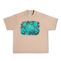 Burro turquoise leopard background Urban Heavy Tee - AdoDesignShop