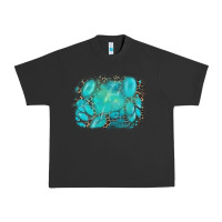 Pigment Black turquoise leopard background Urban Heavy Tee - AdoDesignShop