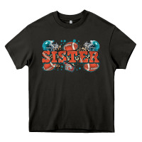 Asphalt sister American football Heavy Core Tee - Zillion Design Studio