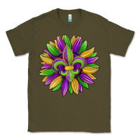 Army Green mardi gras carnival sunflower Classic Tee - Jasminsmagicworld