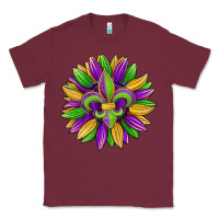 Burgundy mardi gras carnival sunflower Classic Tee - Jasminsmagicworld