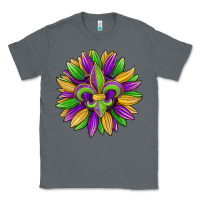 Charcoal Heather mardi gras carnival sunflower Classic Tee - Jasminsmagicworld