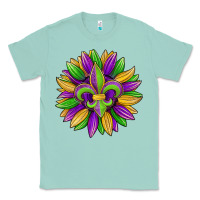 Seafoam mardi gras carnival sunflower Classic Tee - Jasminsmagicworld