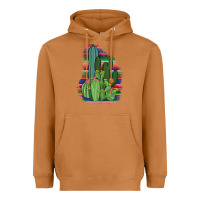 Meerkat Western Serape Cactus Heavyweight Hoodie - Bettercallsaul