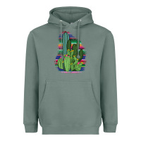 Sage Western Serape Cactus Heavyweight Hoodie - Bettercallsaul