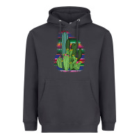 Smoke Western Serape Cactus Heavyweight Hoodie - Bettercallsaul