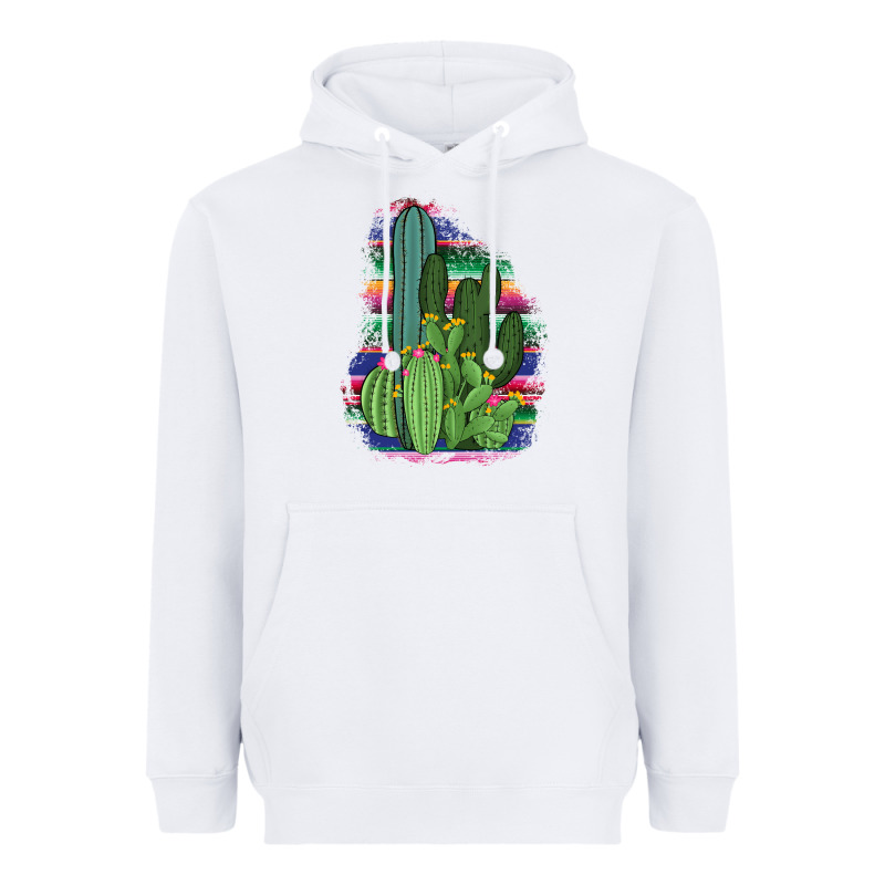 Western Serape Cactus Heavyweight Hoodie by Bettercallsaul | Teevron