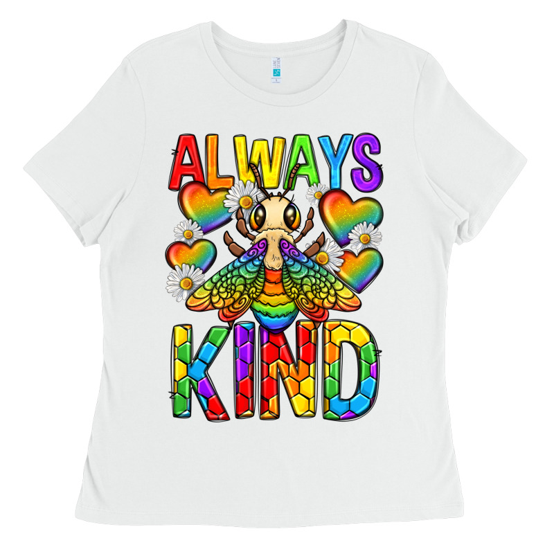 Always Bee Kind Pride Lgbtq Ladies Tee by texasbilliewilder | Teevron