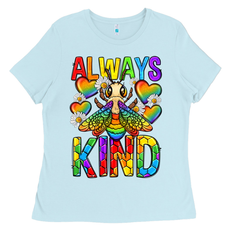 Always Bee Kind Pride Lgbtq Ladies Tee by texasbilliewilder | Teevron