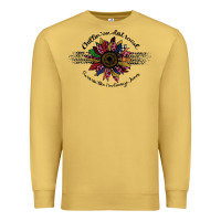 Antique Gold Chillin' on a dirt road Laid back swervin' like Premium Sweatshirt - Bettercallsaul