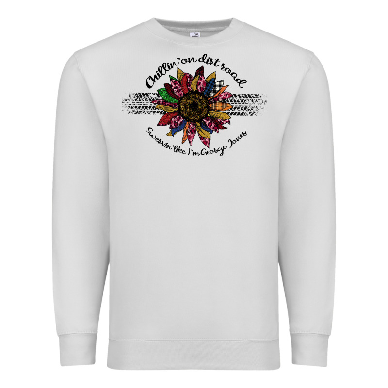 Chillin' On A Dirt Road Laid Back Swervin' Like Premium Sweatshirt by Bettercallsaul | Teevron