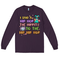 Plum i said a hip hop Long Sleeve Tee - MaliasSmallBusiness