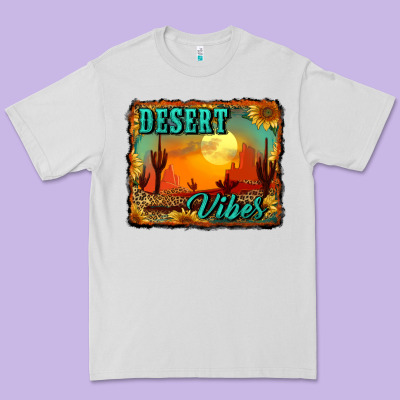 Desert Vibes Background Premium Tee Designed By Ranaportraitstore
