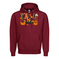 Burgundy fall vibes Zipper Hoodie - MaliasSmallBusiness