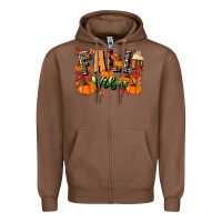 Chestnut fall vibes Zipper Hoodie - MaliasSmallBusiness