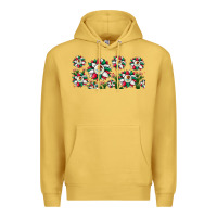 Antique Gold mexican flag sunflower Premium Hoodie - JahusDesignShop