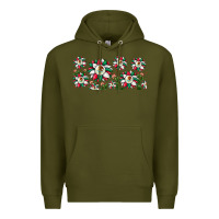 Army Green mexican flag sunflower Premium Hoodie - JahusDesignShop