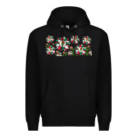 Black mexican flag sunflower Premium Hoodie - JahusDesignShop