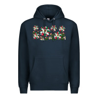 Navy mexican flag sunflower Premium Hoodie - JahusDesignShop