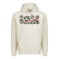 Oatmeal Heather mexican flag sunflower Premium Hoodie - JahusDesignShop